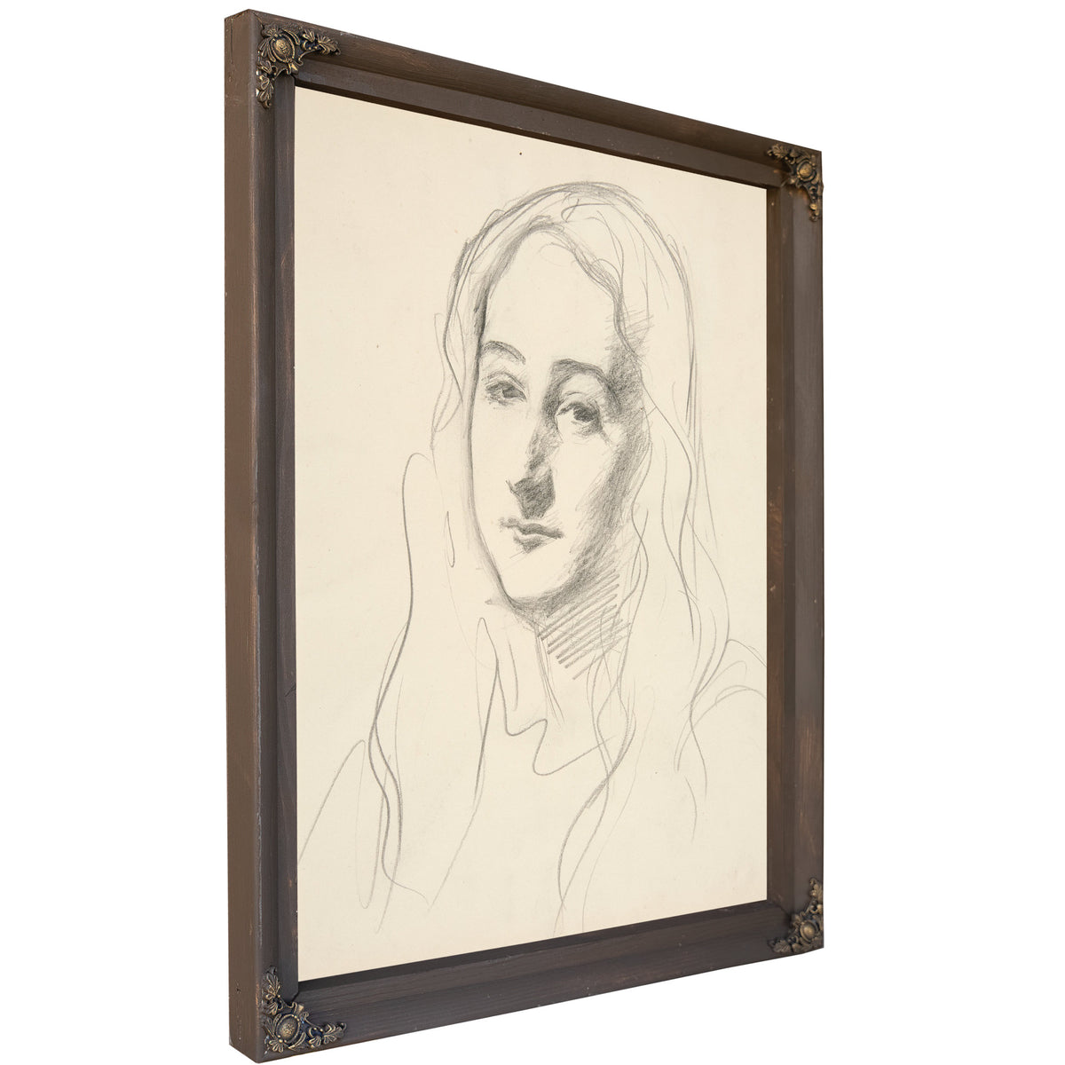 Head a Young Woman By John Singer Sargent