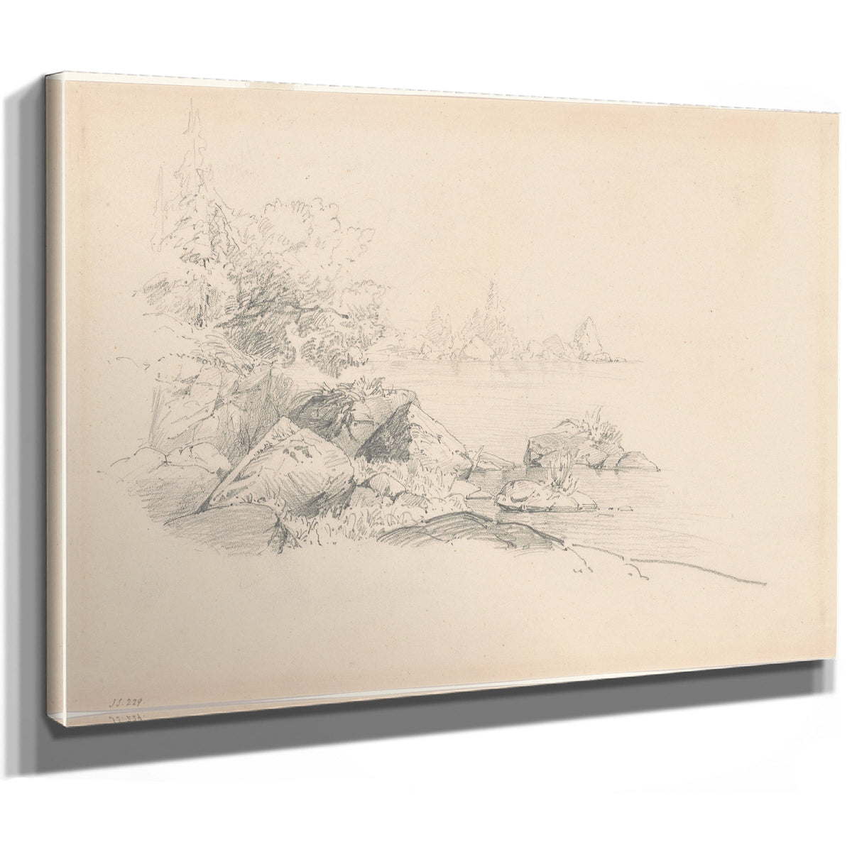 Lake Shore 1868 1869 By John Singer Sargent
