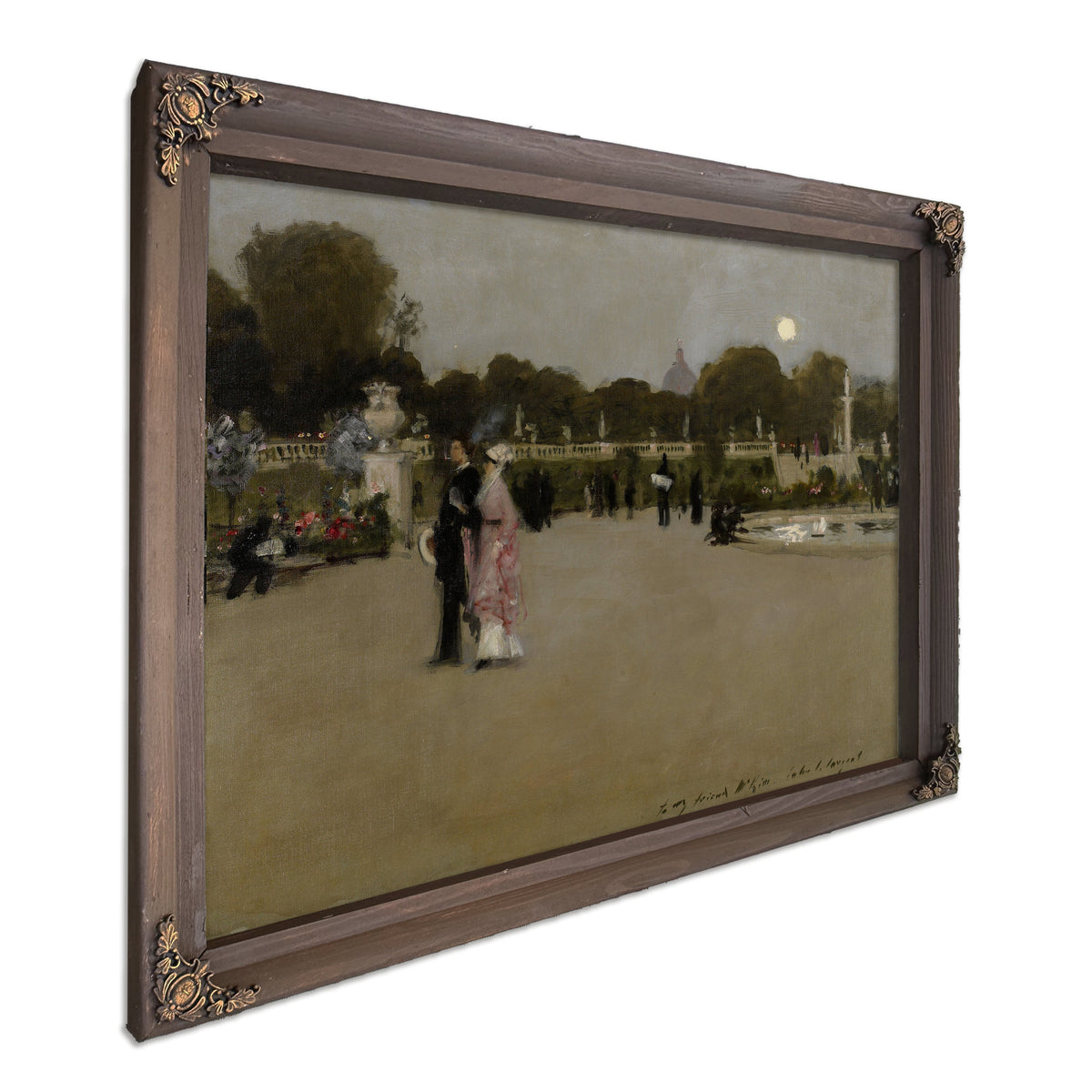 Luxembourg Gardens Twilight 1879 By John Singer Sargent