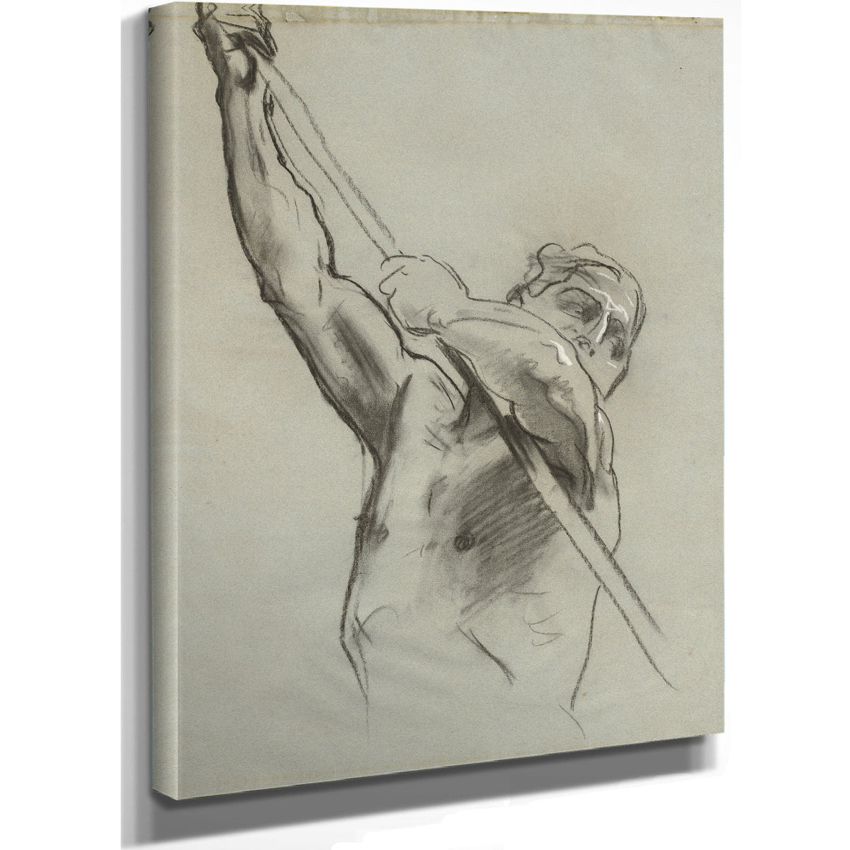 Male Torso Pole 1890 1900 By John Singer Sargent