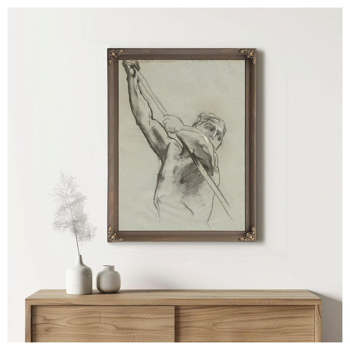 Male Torso Pole 1890 1900 By John Singer Sargent