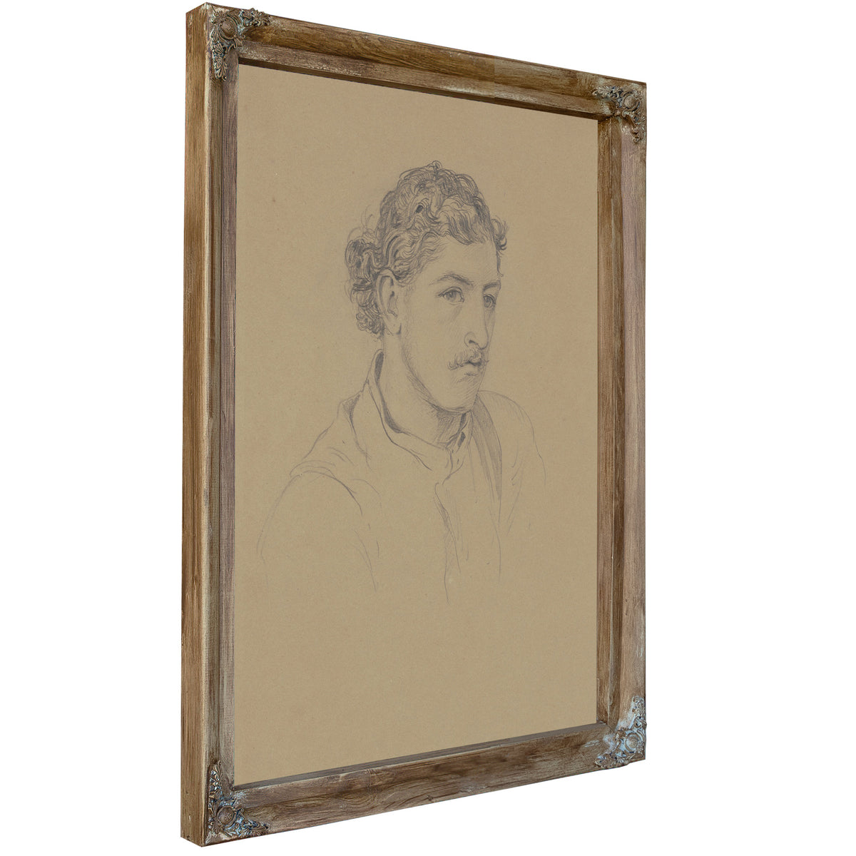 Man Curly Hair 1872 By John Singer Sargent