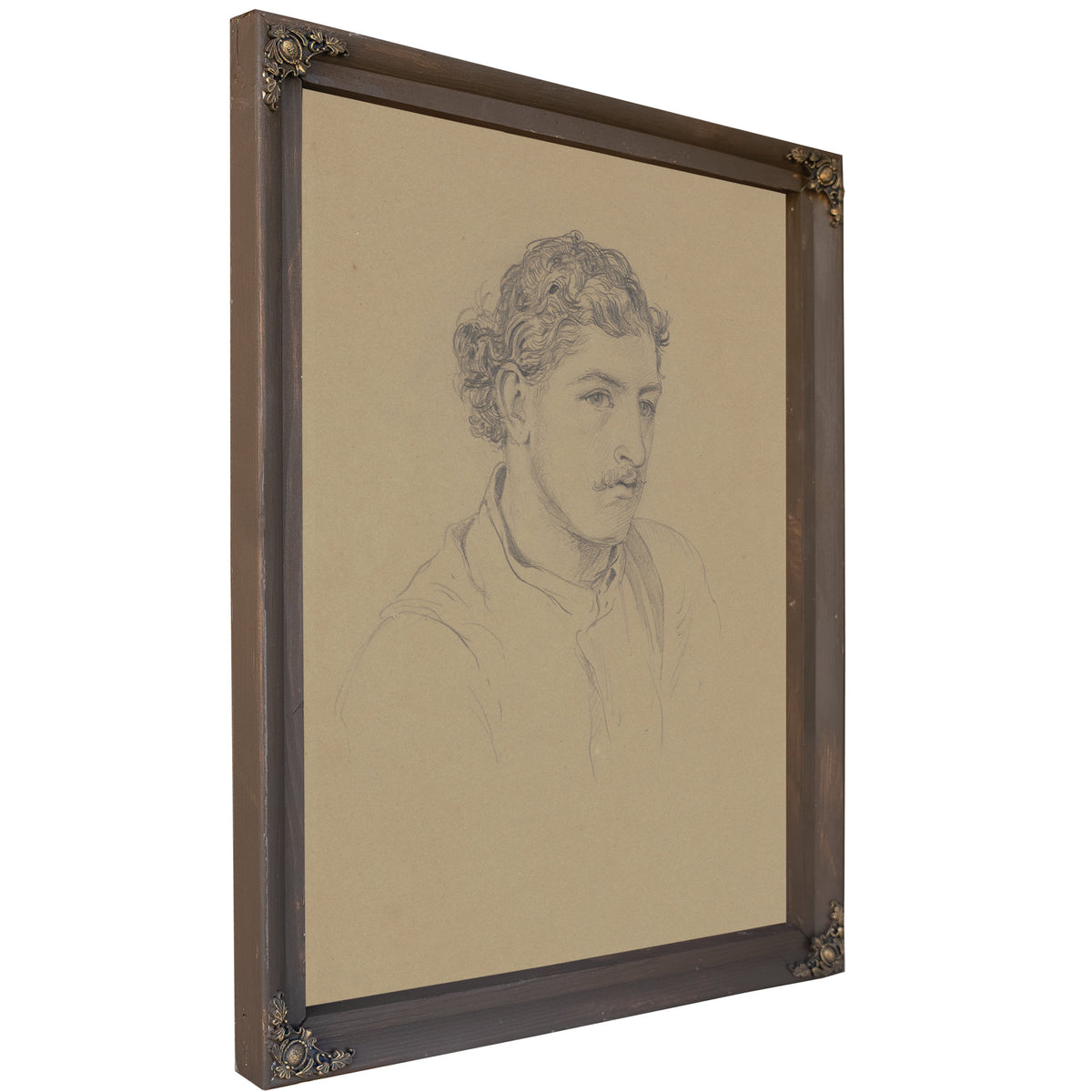 Man Curly Hair 1872 By John Singer Sargent