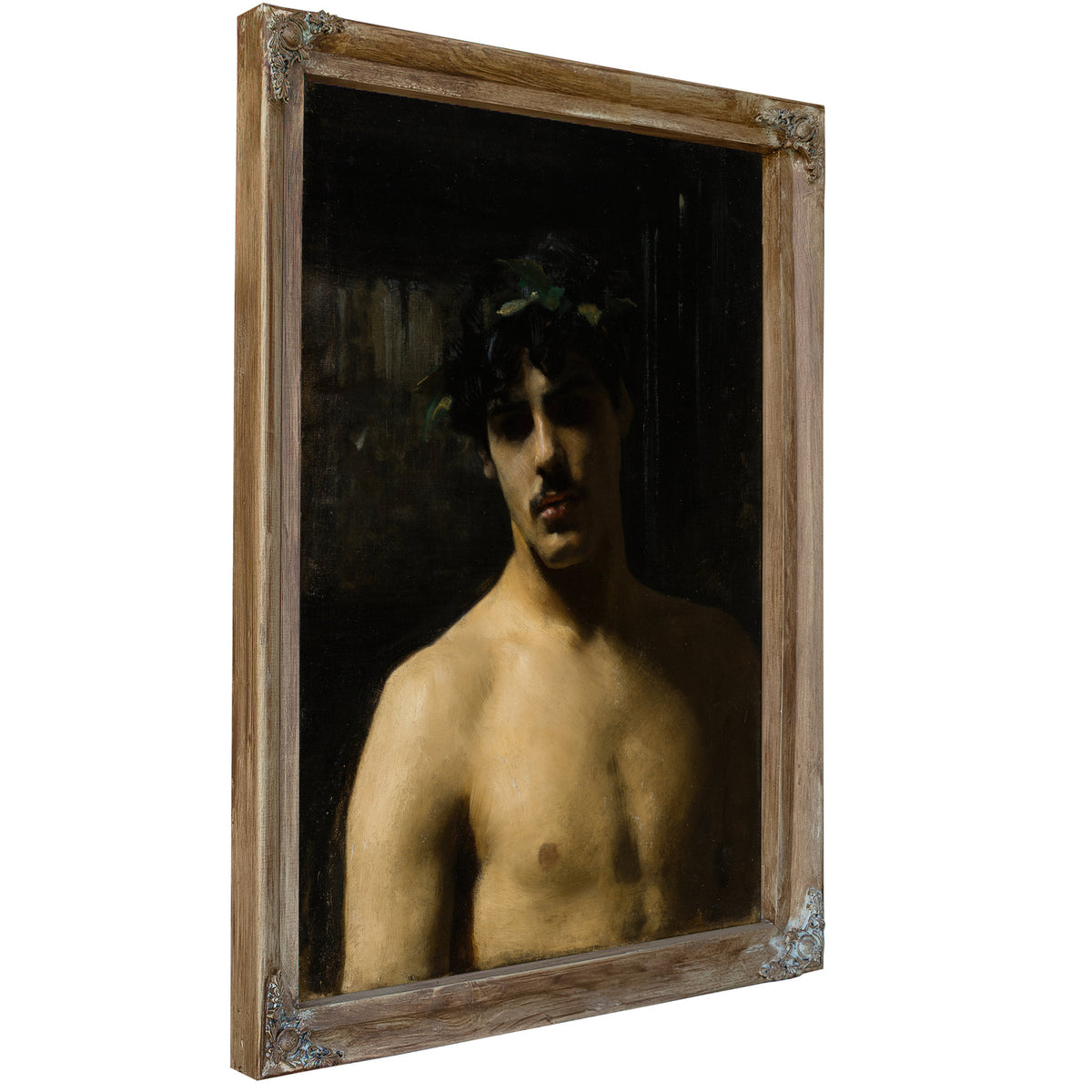 Man Wearing Laurels 1874 1880 By John Singer Sargent