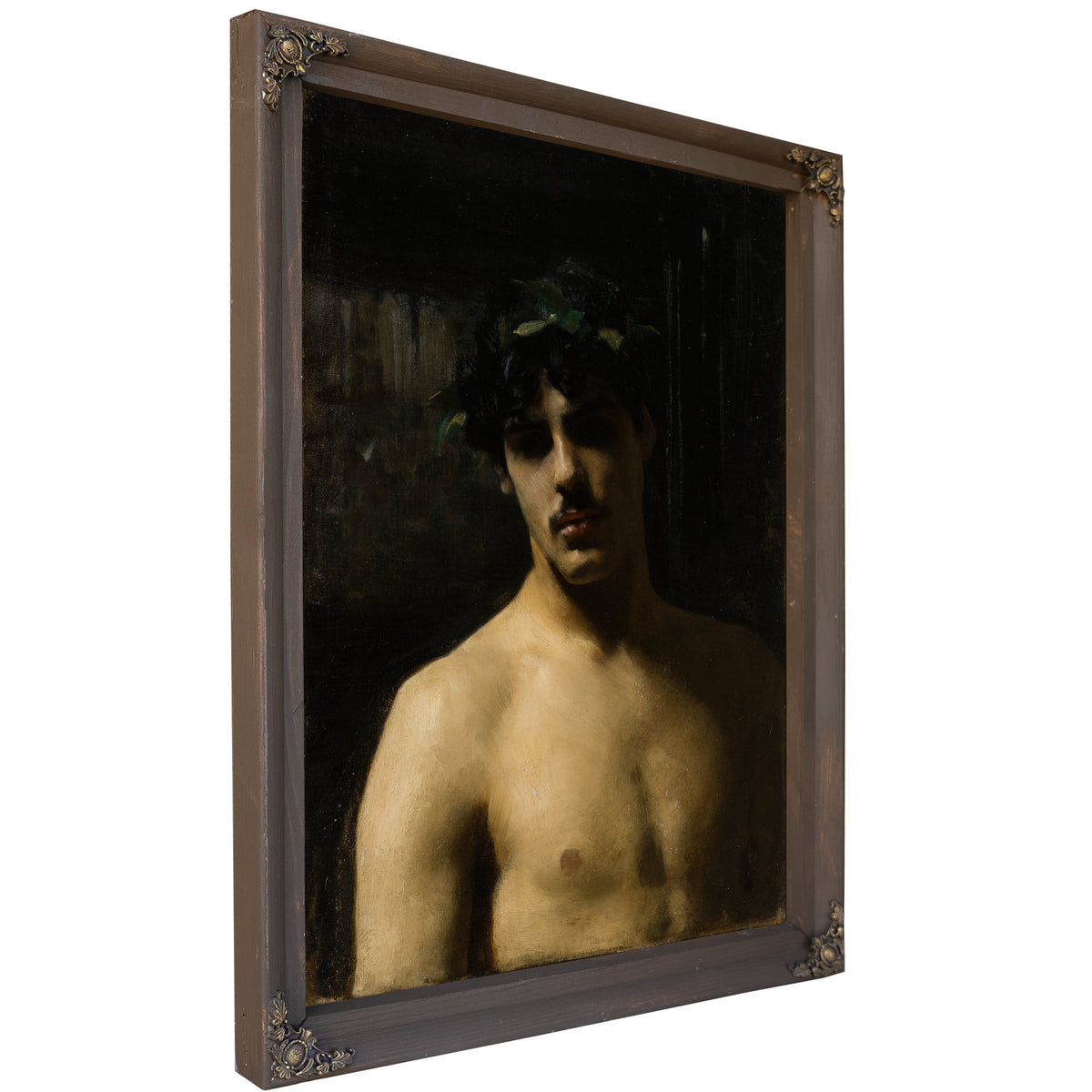 Man Wearing Laurels 1874 1880 By John Singer Sargent