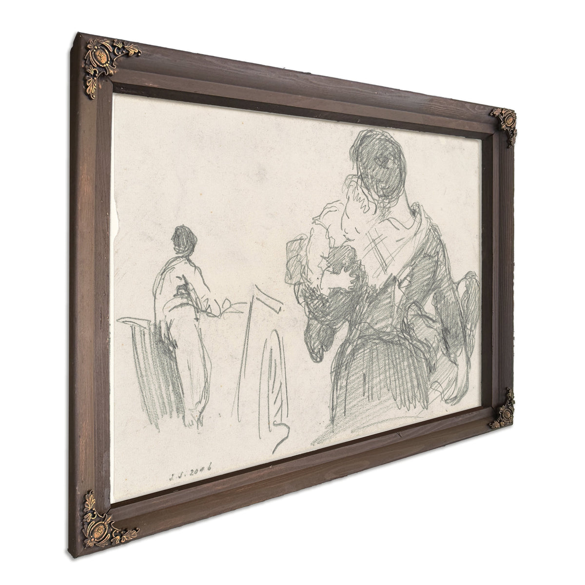 Mother Child Recto C 1871 1872 By John Singer Sargent