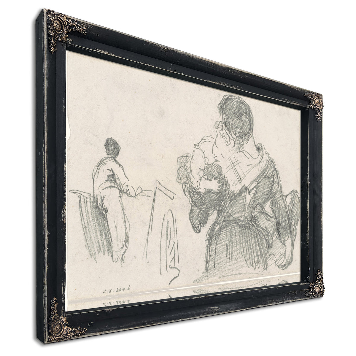 Mother Child Recto C 1871 1872 By John Singer Sargent