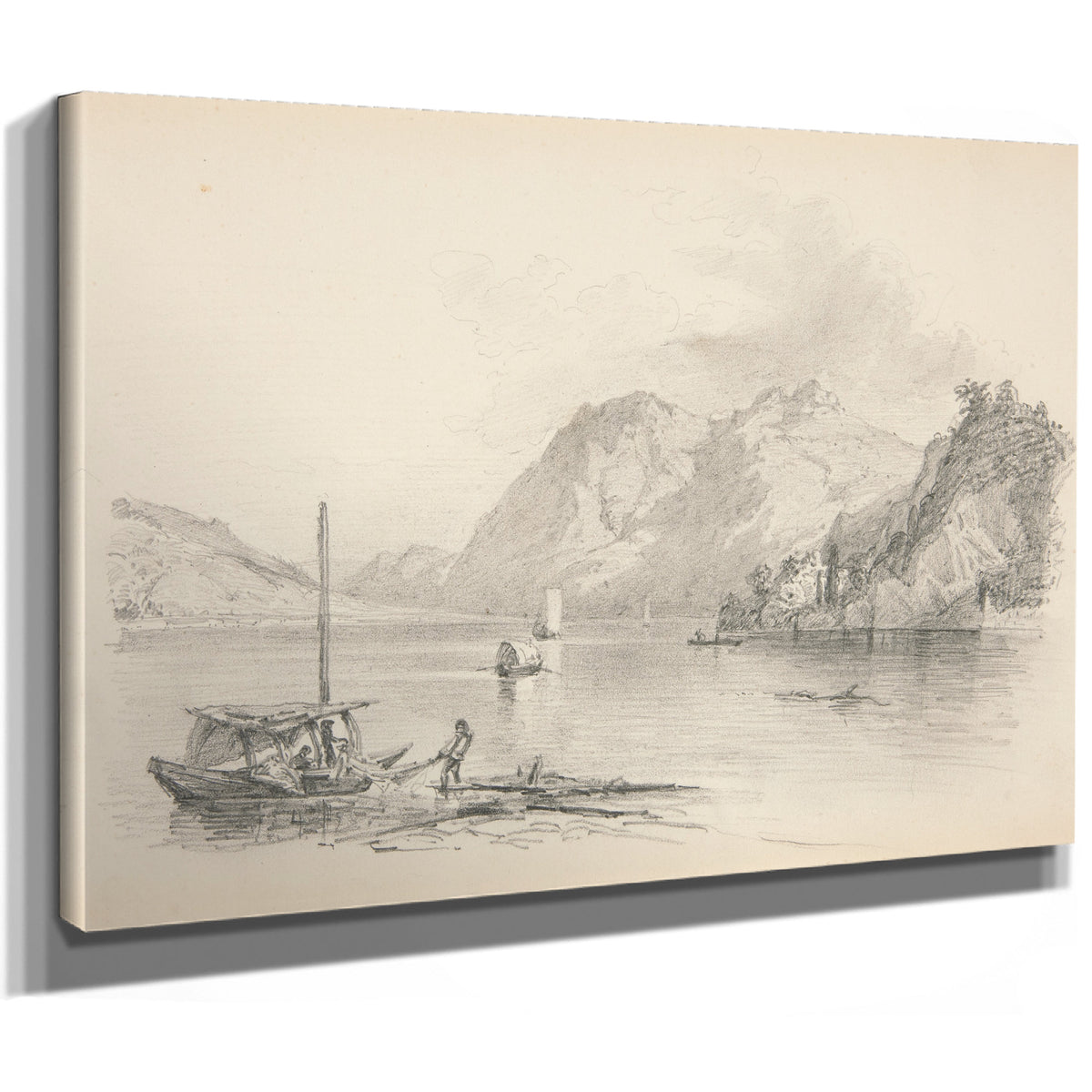 Mountain Lake By John Singer Sargent