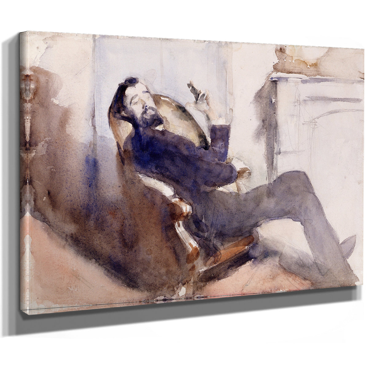 Portrait Paul Cesar Helleu 1882 1885 By John Singer Sargent