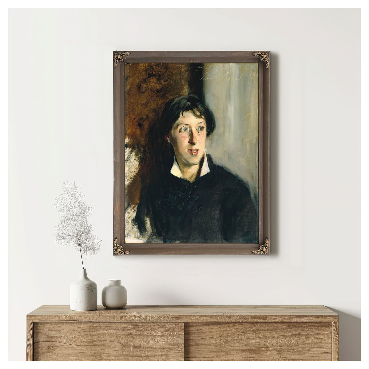 Portrait Vernon Lee 18561935 1881 By John Singer Sargent