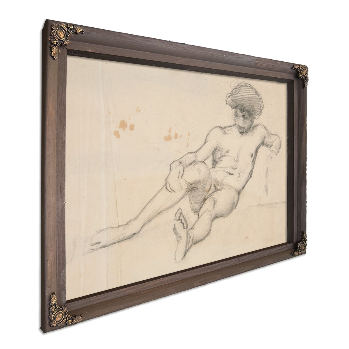 Reclining Nude Figure By John Singer Sargent