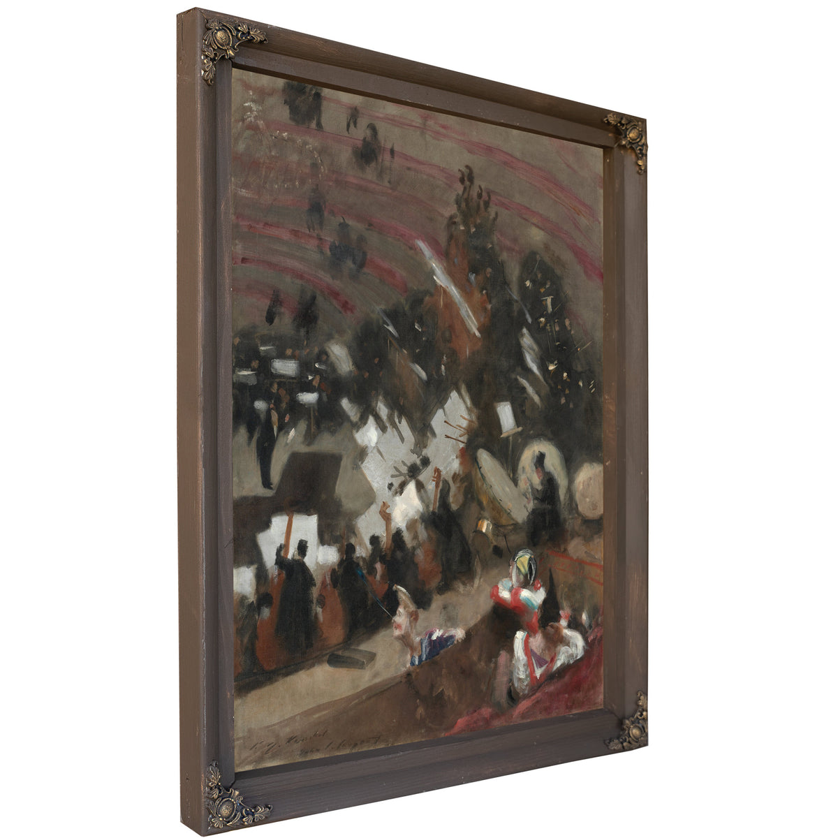 Rehearsal the Pasdeloup Orchestra the By John Singer Sargent