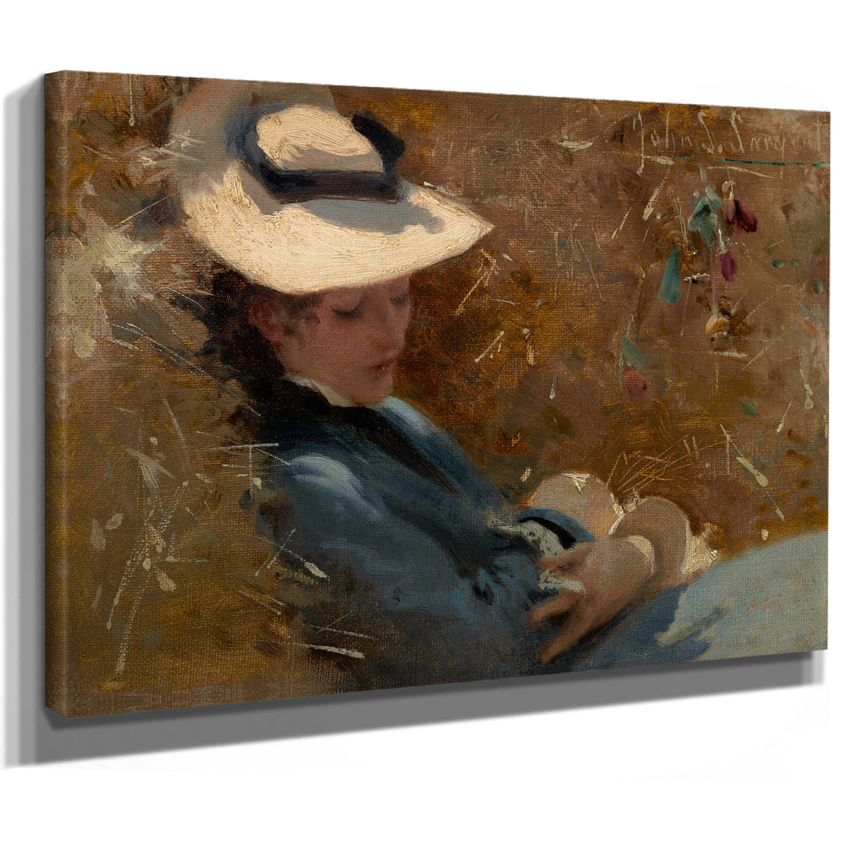 Resting C 1875 By John Singer Sargent