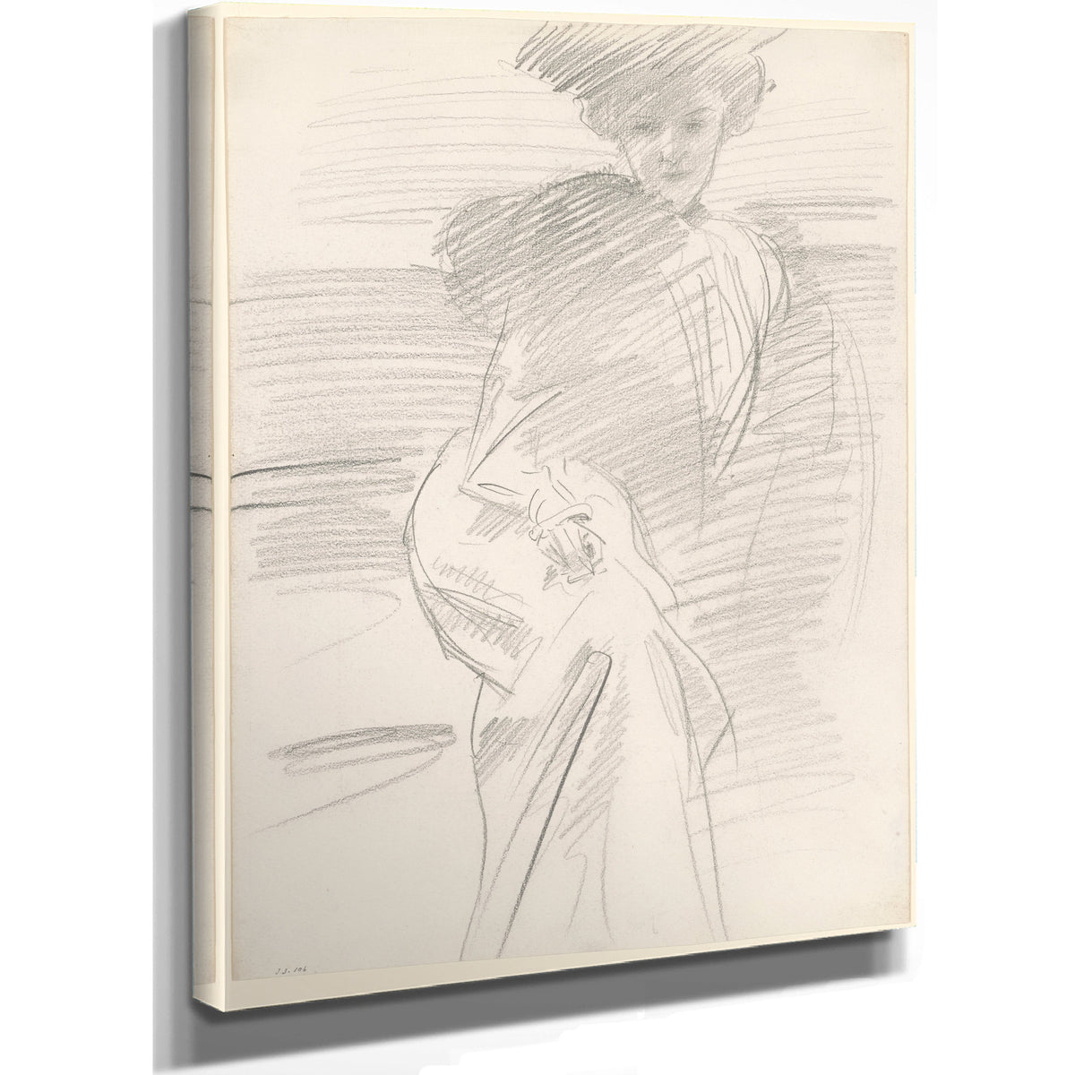 Seated Woman C 1890 1900 By John Singer Sargent