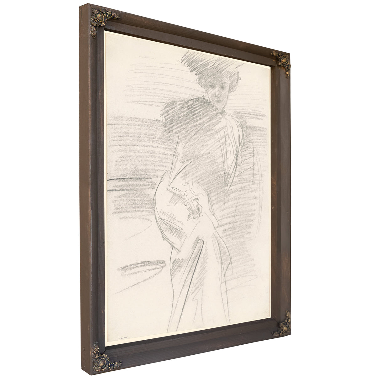 Seated Woman C 1890 1900 By John Singer Sargent