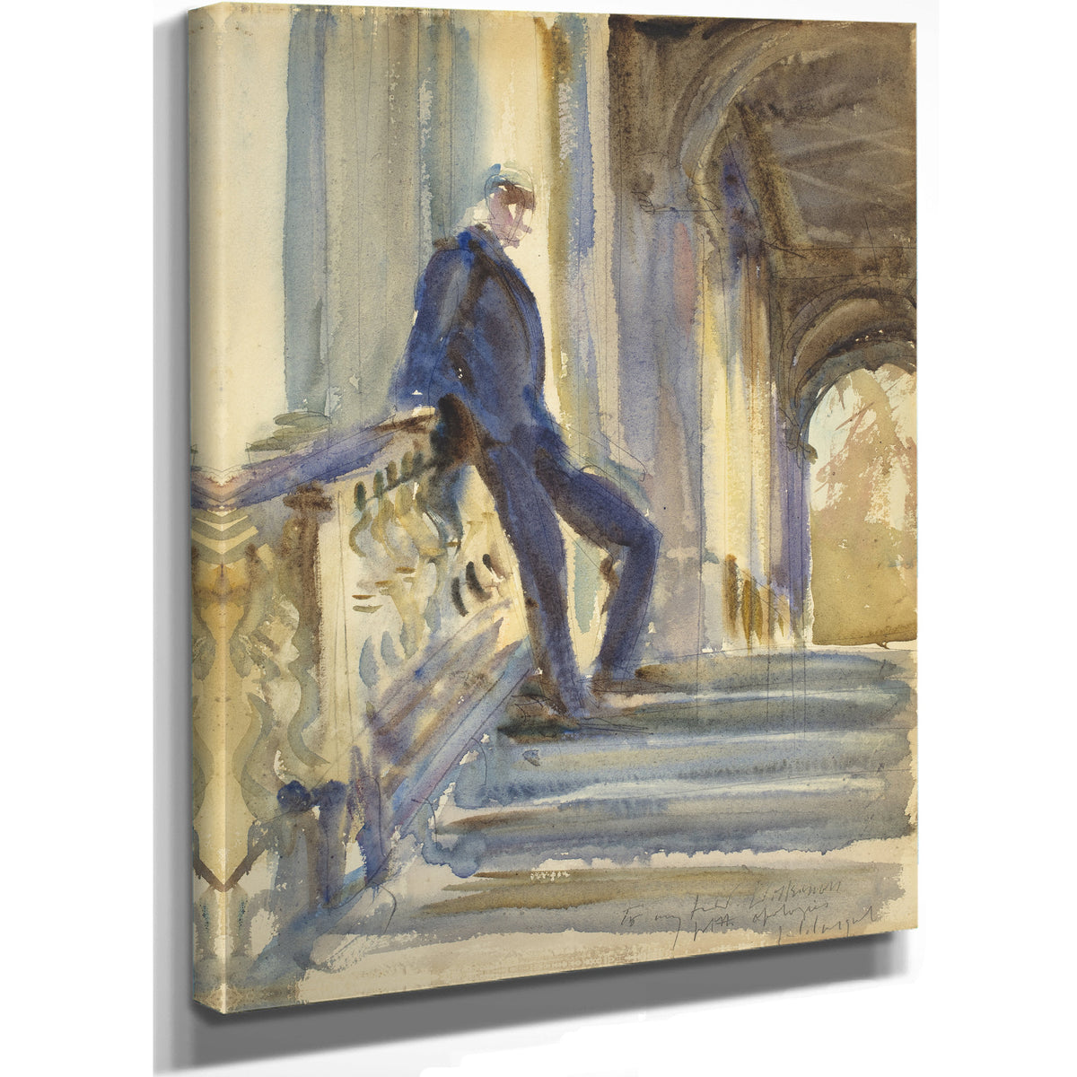 Sir Neville Wilkinson the Steps the By John Singer Sargent