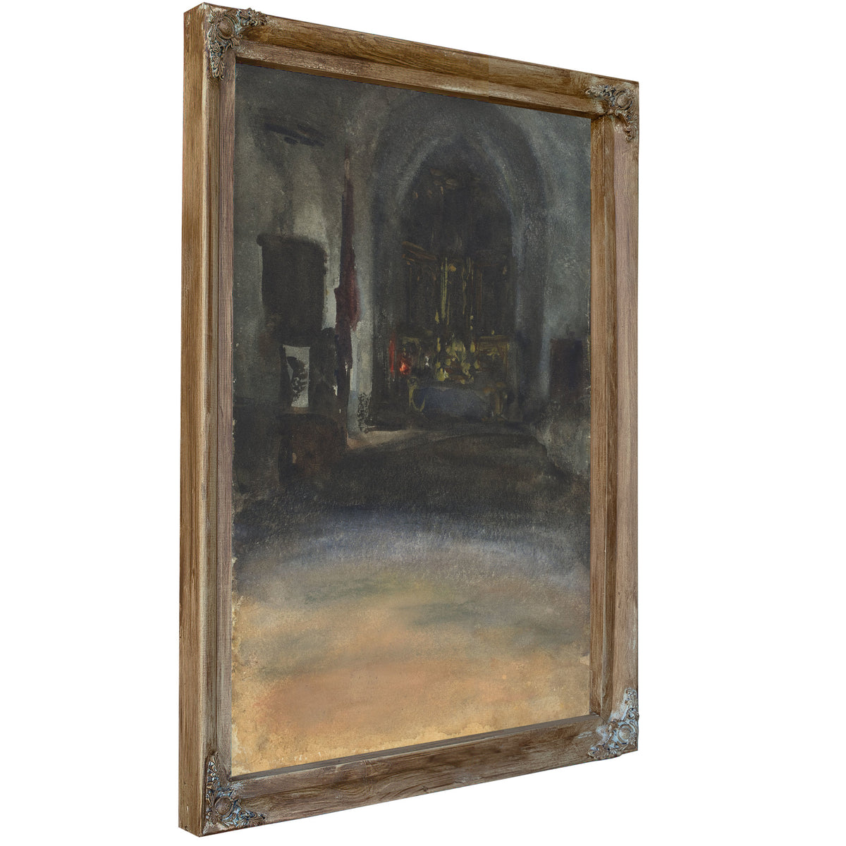 Spanish Church Interior C 1880 By John Singer Sargent