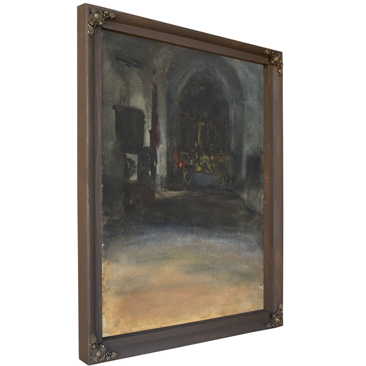 Spanish Church Interior C 1880 By John Singer Sargent