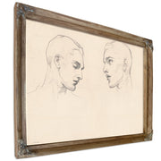 Studies a Mans Head C 1875 By John Singer Sargent