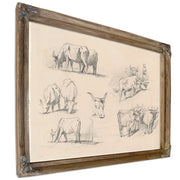 Studies Cattle C 1872 By John Singer Sargent