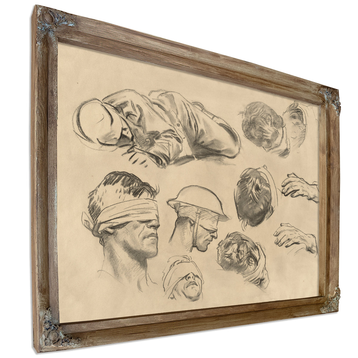 Studies Gassed V 1918 1919 By John Singer Sargent