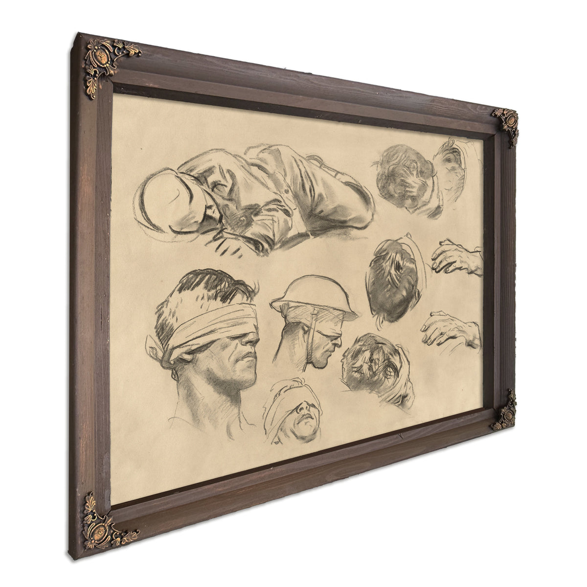 Studies Gassed V 1918 1919 By John Singer Sargent