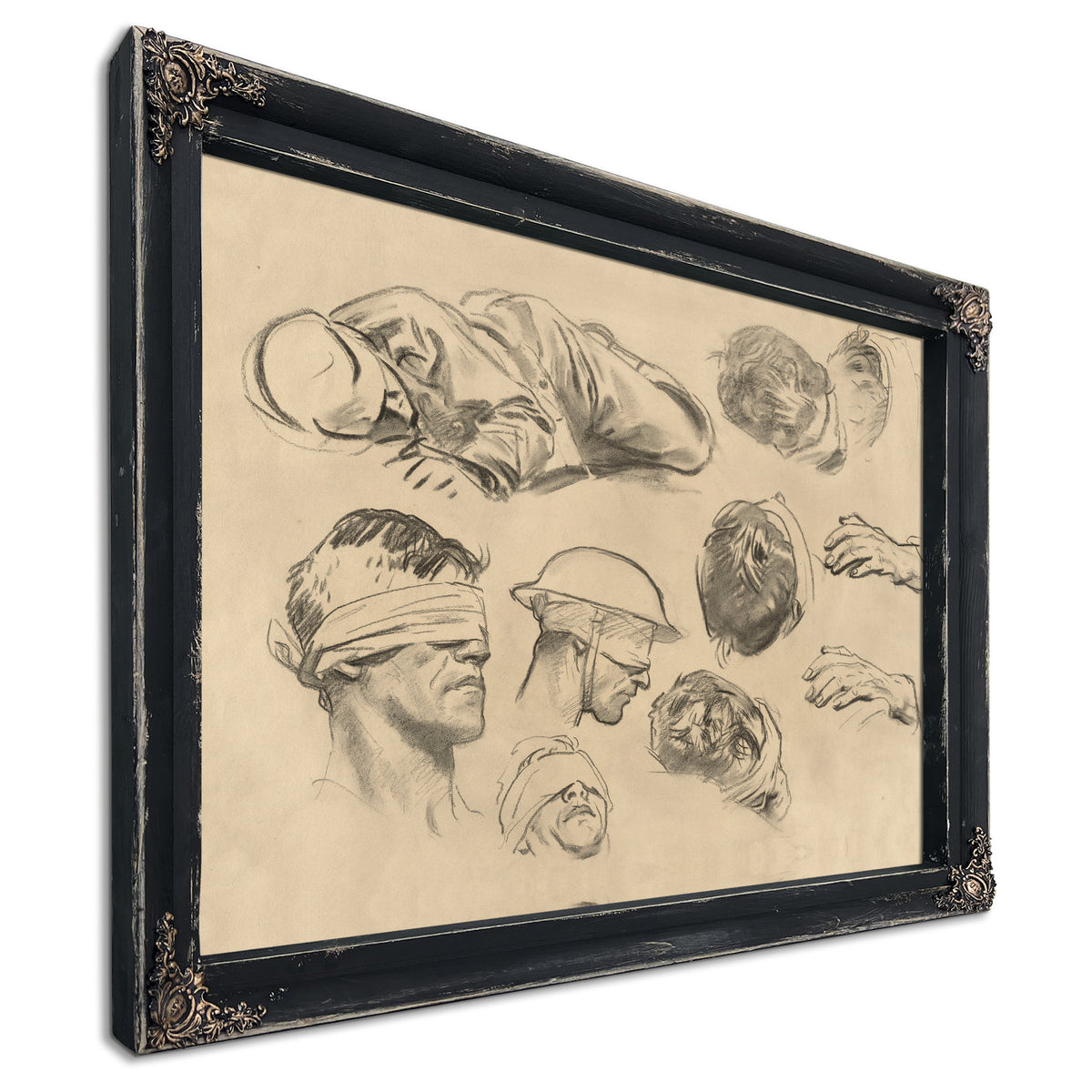 Studies Gassed V 1918 1919 By John Singer Sargent