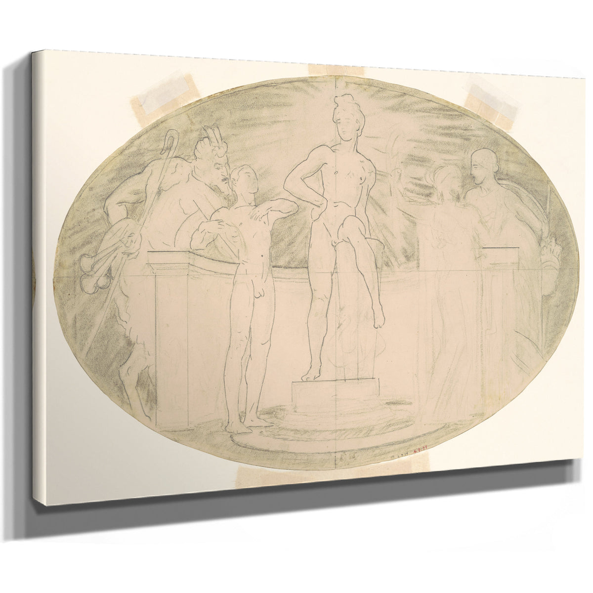 Study Classic Romantic Art C 1921 By John Singer Sargent