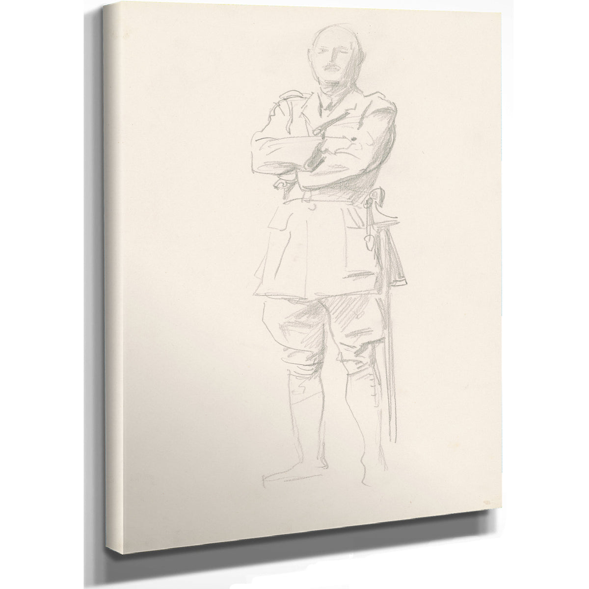 Study General Louis Botha General By John Singer Sargent