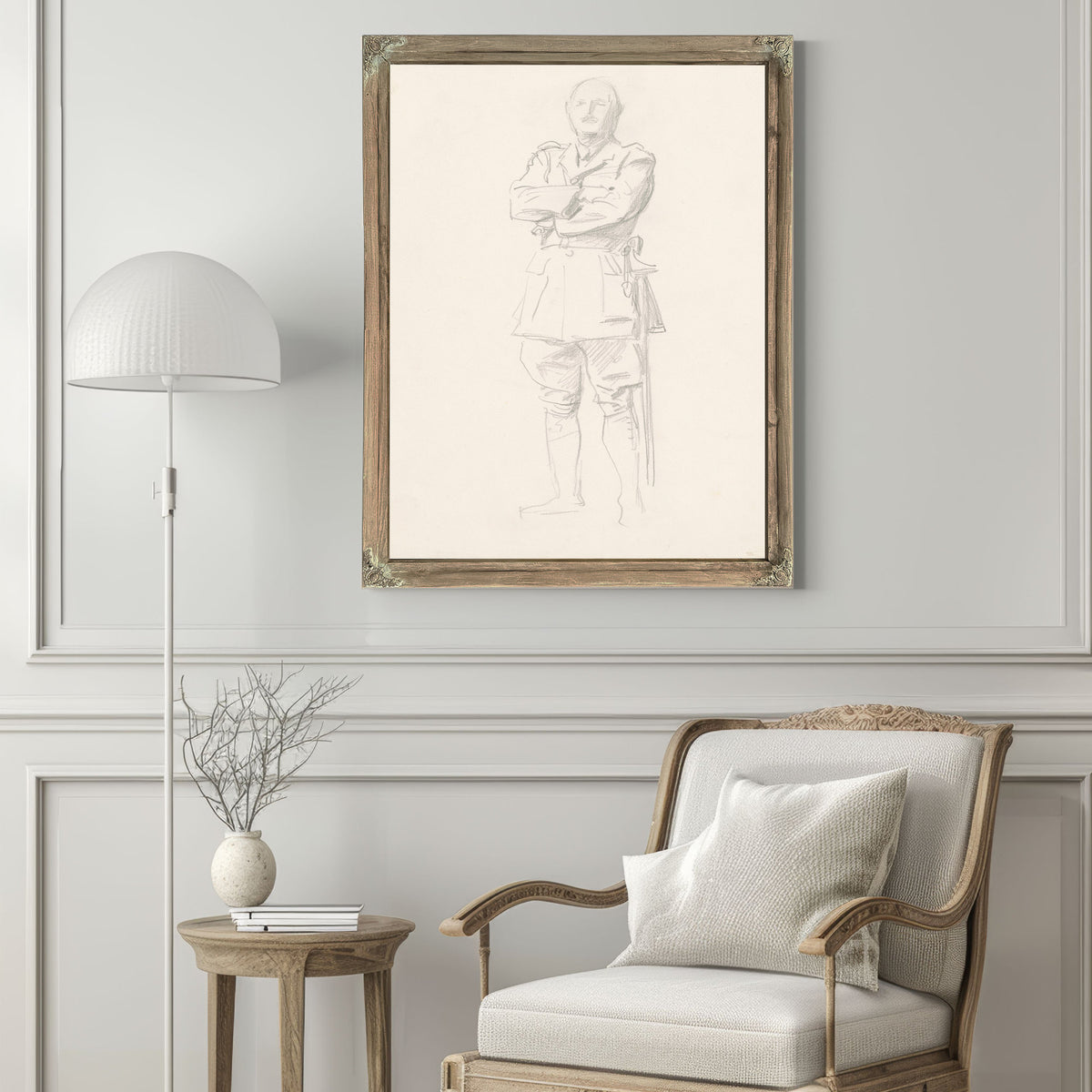 Study General Louis Botha General By John Singer Sargent