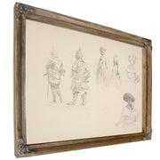 Study Six Figures Ca 186971 By John Singer Sargent