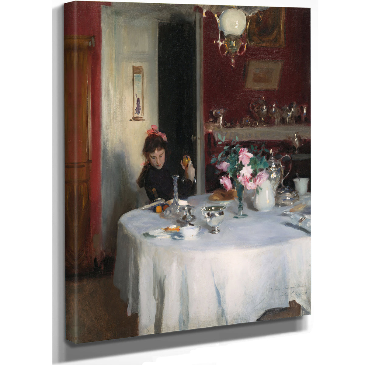 The Breakfast Table 1883 1884 By John Singer Sargent