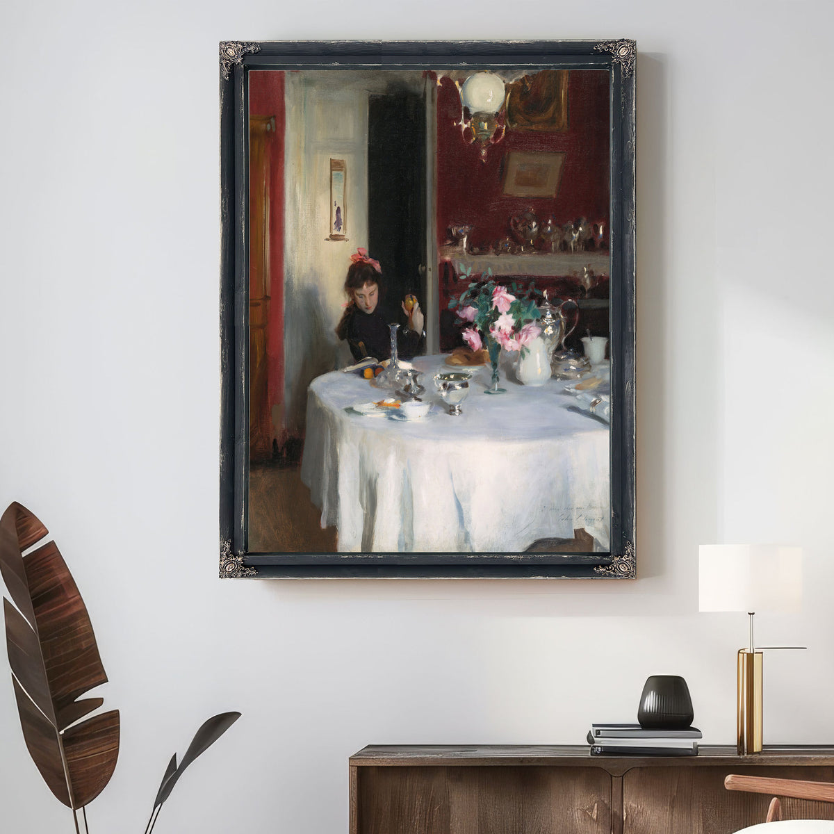 The Breakfast Table 1883 1884 By John Singer Sargent