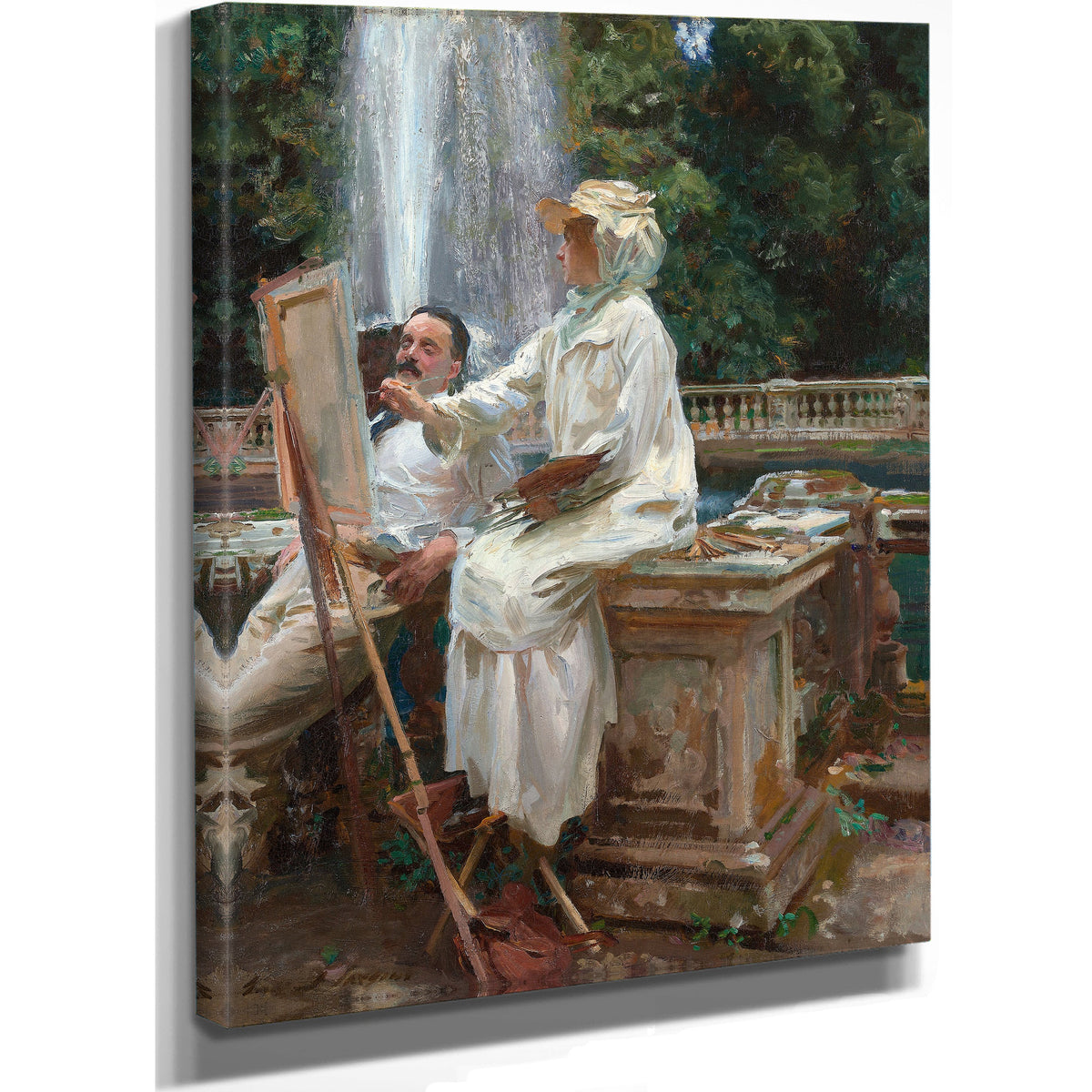 The Fountain Villa Torlonia Frascati By John Singer Sargent