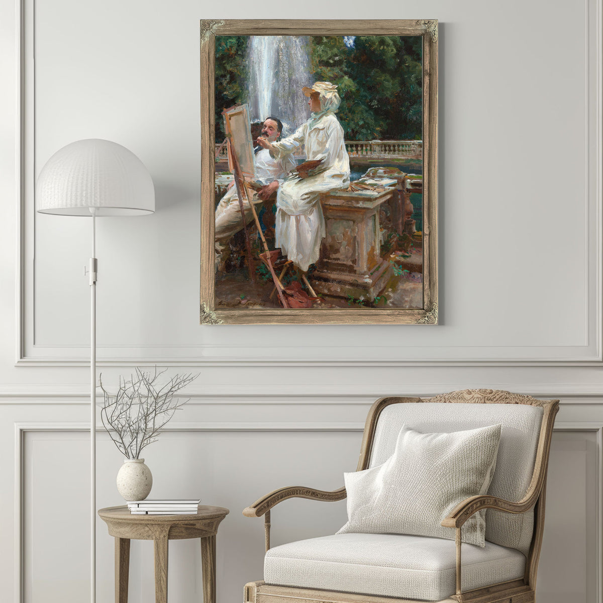 The Fountain Villa Torlonia Frascati By John Singer Sargent