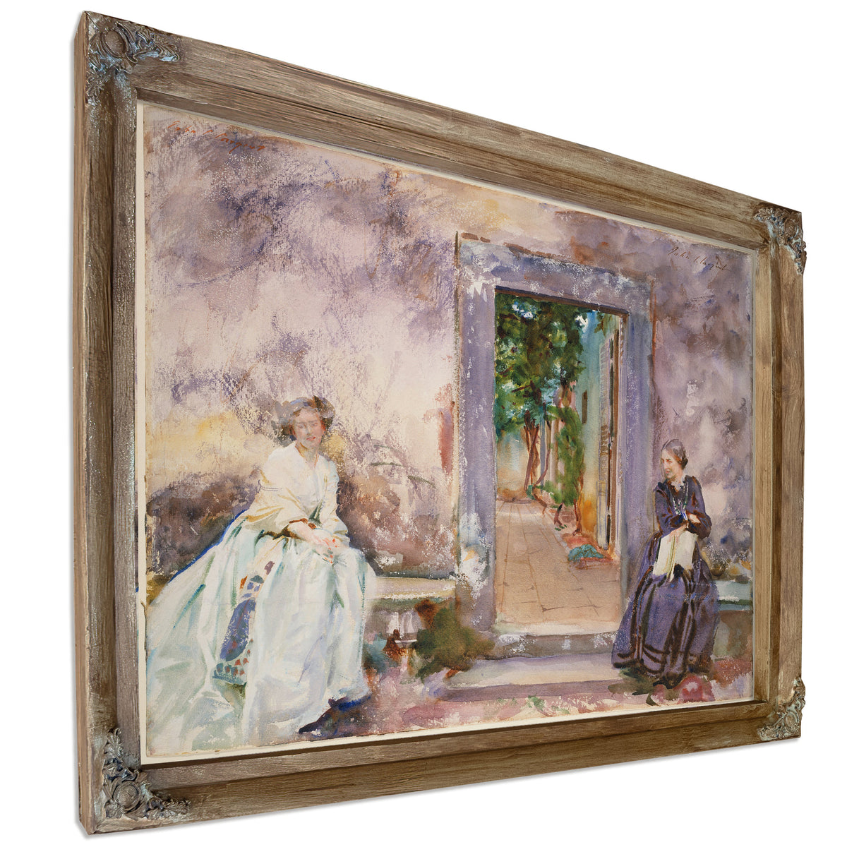The Garden Wall 1910 By John Singer Sargent