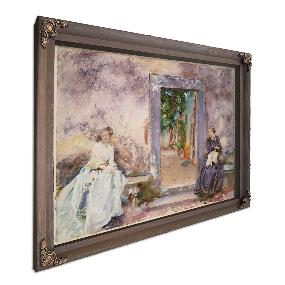 The Garden Wall 1910 By John Singer Sargent