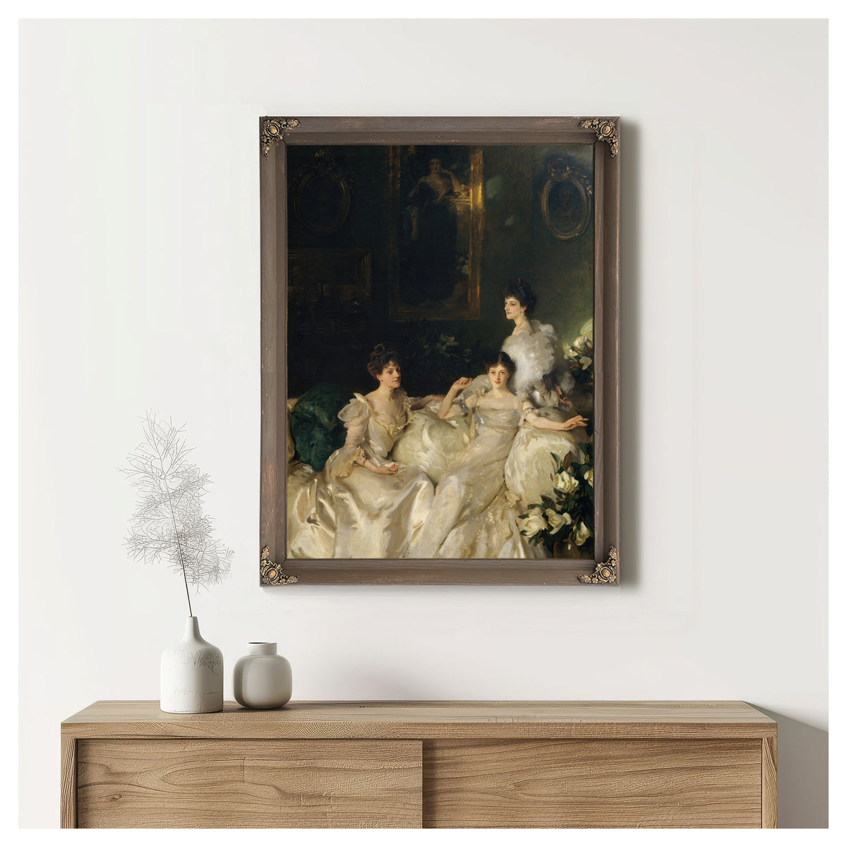 The Wyndham Sisters Lady Elcho Mrs By John Singer Sargent