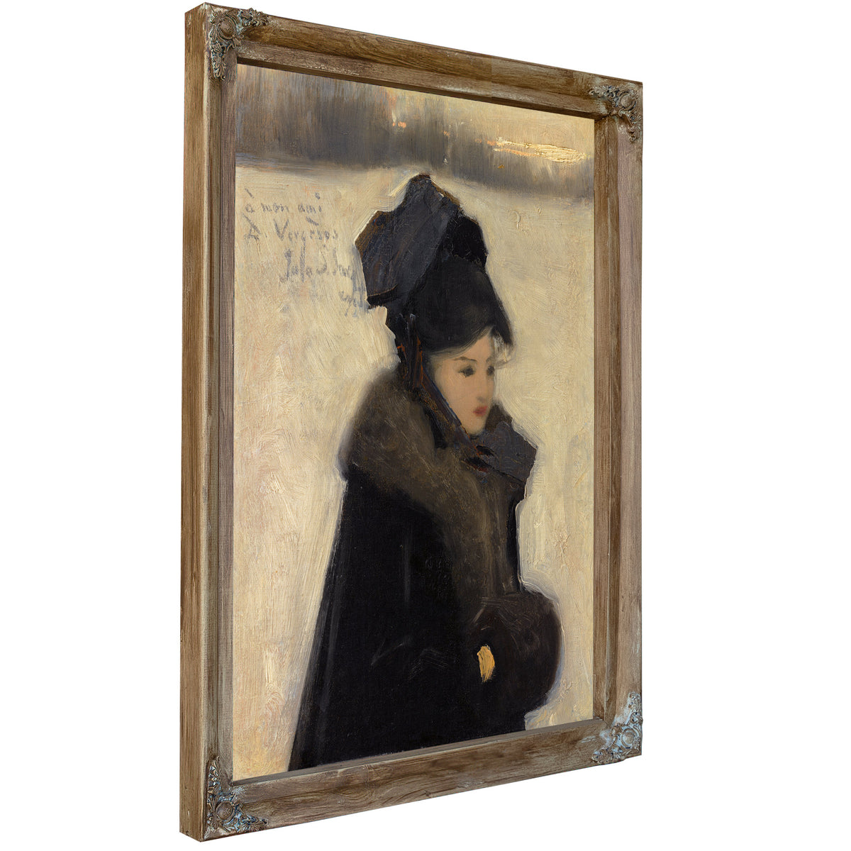Woman Furs C 188085 By John Singer Sargent