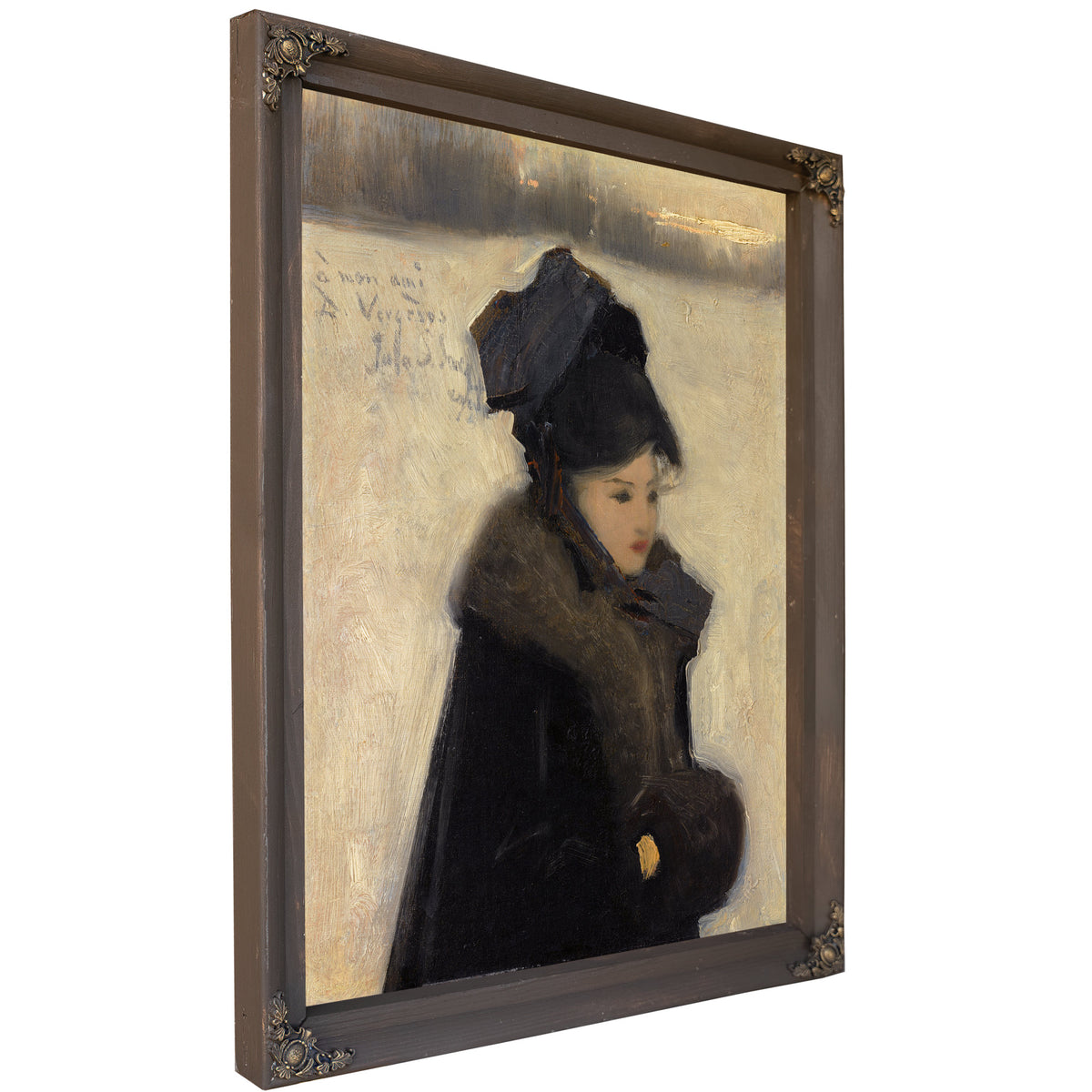 Woman Furs C 188085 By John Singer Sargent