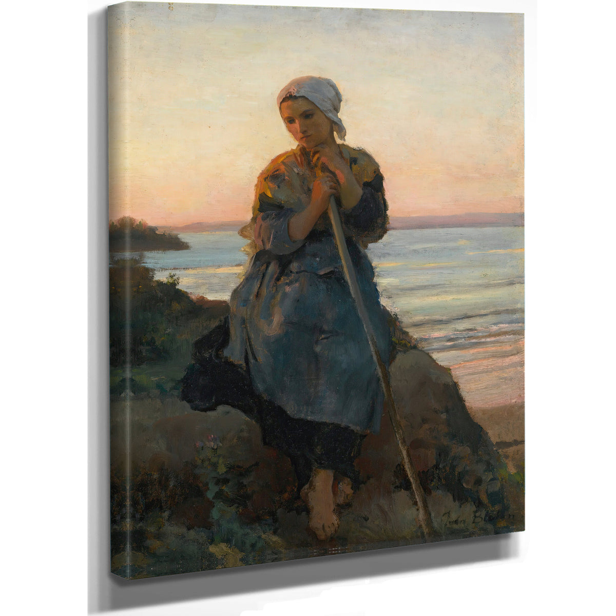 Bergere de Douarnenez By Jules Breton