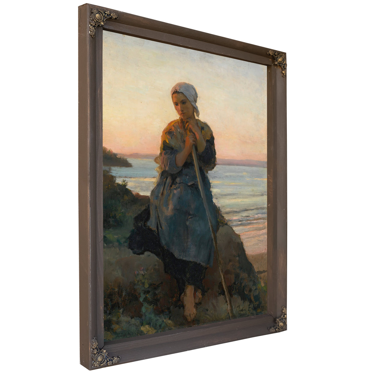 Bergere de Douarnenez By Jules Breton