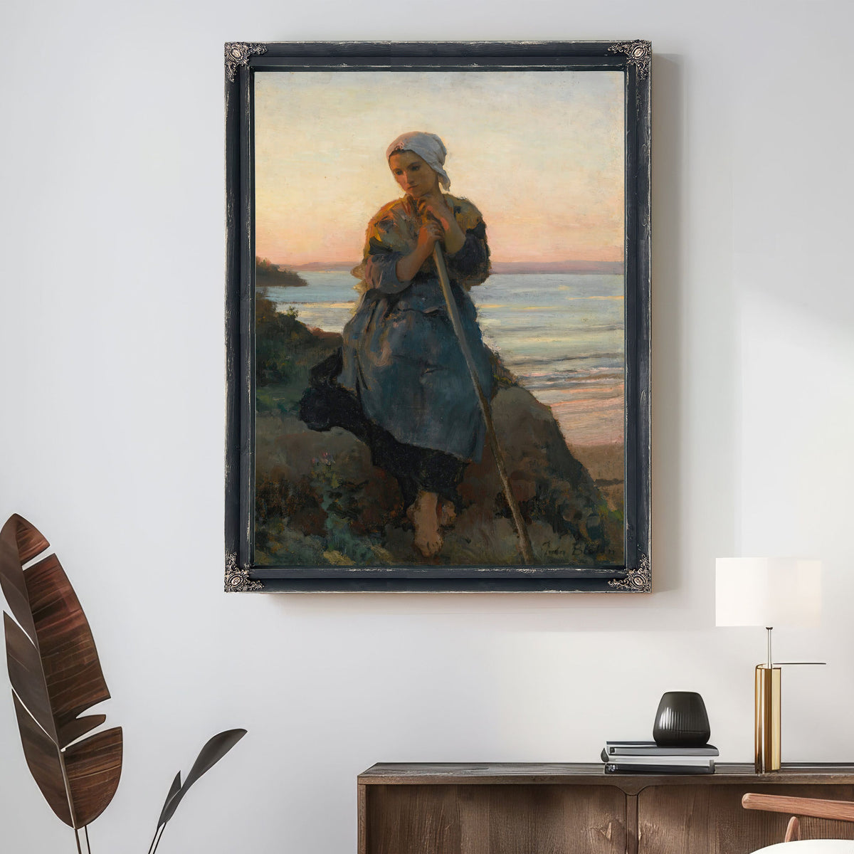 Bergere de Douarnenez By Jules Breton