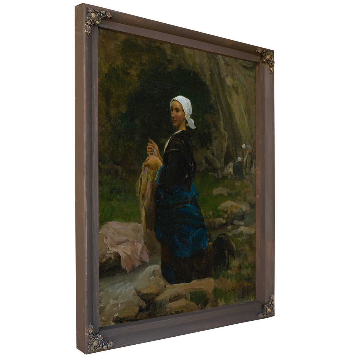 Brittany Washerwoman 1865 By Jules Breton