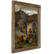 Campement de Bohemiens Dans Les Ruines By Jules Breton