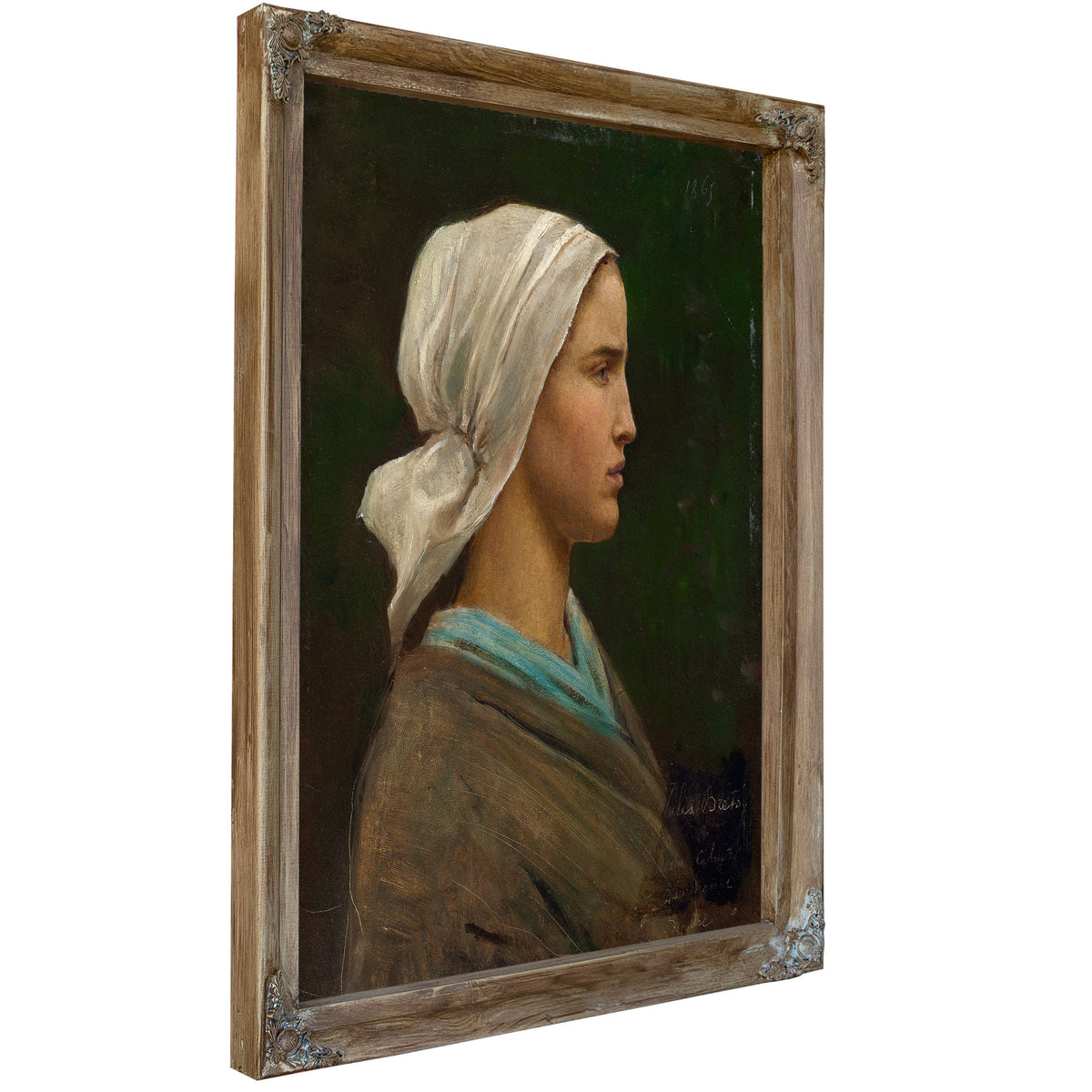 Jeanne Calvet 1865 By Jules Breton