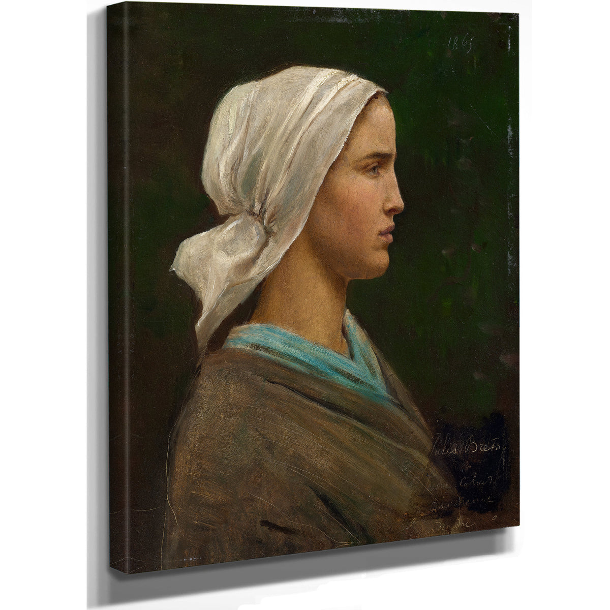 Jeanne Calvet 1865 By Jules Breton