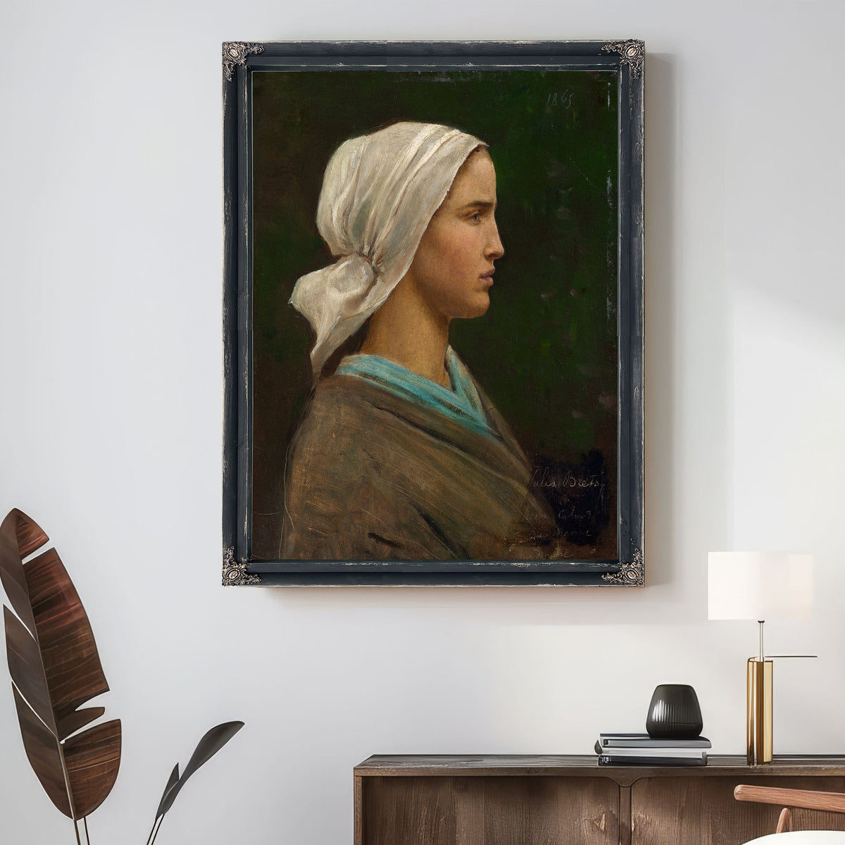 Jeanne Calvet 1865 By Jules Breton