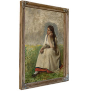 Jeune Fille Pensive By Jules Breton