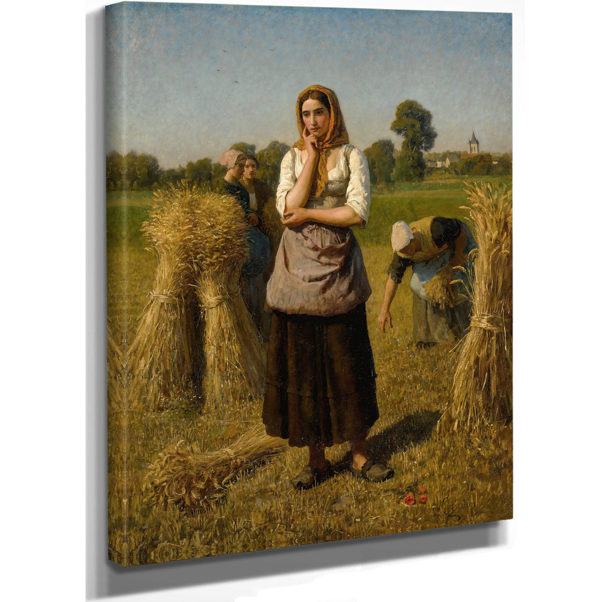 La Glaneuse By Jules Breton